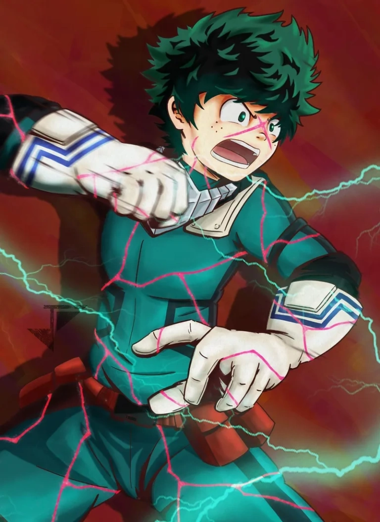 Những ảnh Midoriya nổi bật từ My Hero Academia