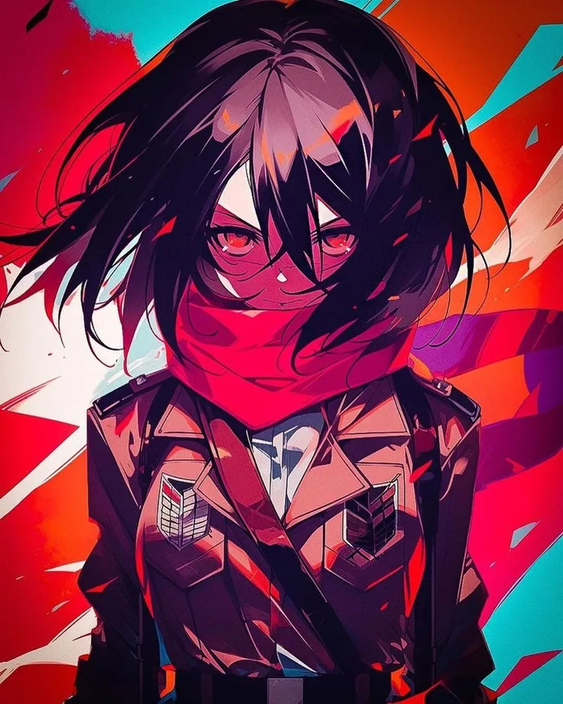 Những bức ảnh Mikasa Ackerman manga luôn đầy cảm xúc và kịch tính