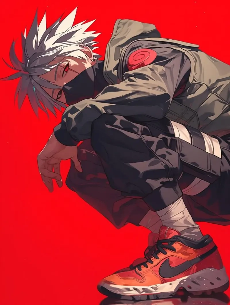 Những góc máy đẹp không tì vết trong ảnh Kakashi ngầu