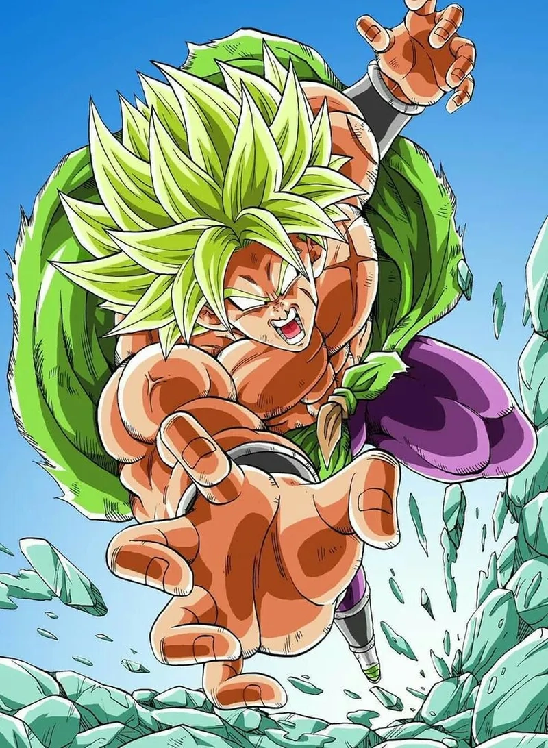 Những hình ảnh đỉnh cao của Broly Dragon Ball Super khiến fan mê mẩn