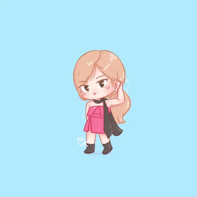 Những hình rose chibi cute khiến bạn yêu từ cái nhìn đầu tiên