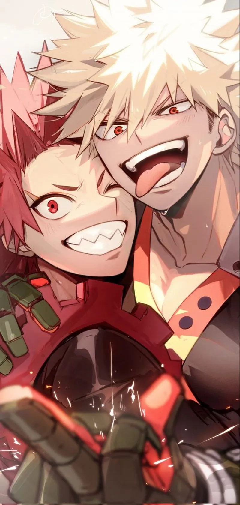 Những khoảnh khắc đầy cảm xúc của Kirishima x Bakugo trong My Hero Academia