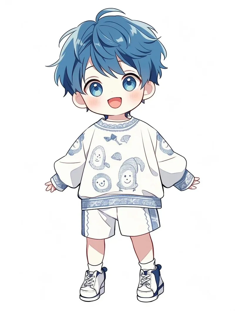 Những mẫu hình ảnh anime cute chibi nam đáng yêu nhất 2025