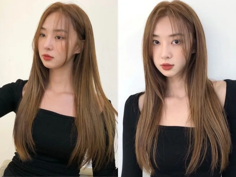 Nhuộm màu nâu hạt dẻ nữ phương pháp nhuộm thông minh