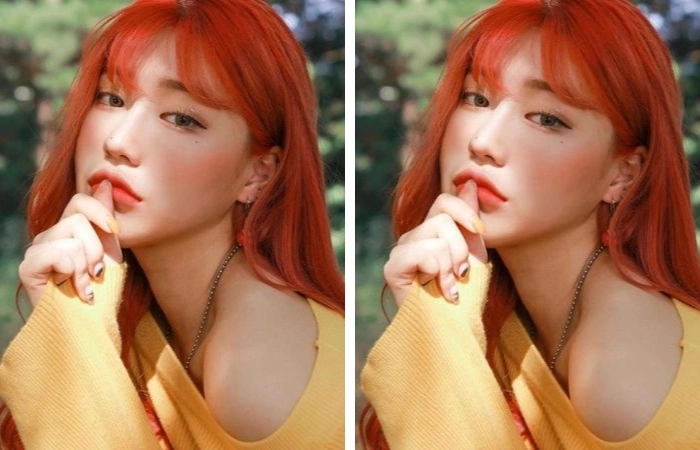 nhuộm tóc màu đỏ cam giúp bạn cuốn hút hơn