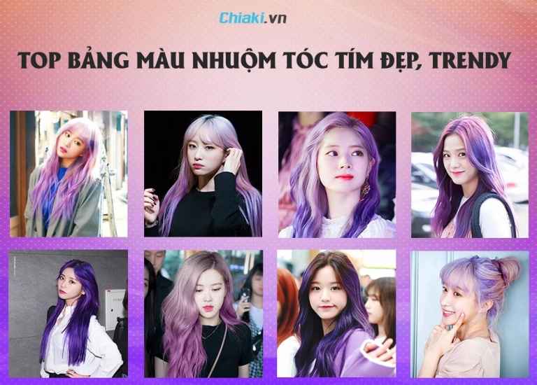 Nhuộm Tóc Màu Tím Than: Xu Hướng Thời Thượng Cho Năm 2026
