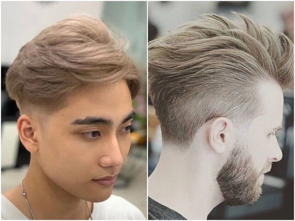 Nhuộm tóc xám khói nam mạnh mẽ chất chơi