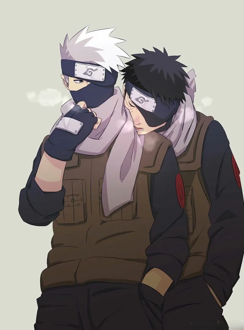 Obito Uchiha x Kakashi Hatake là cặp đôi đối lập hoàn hảo