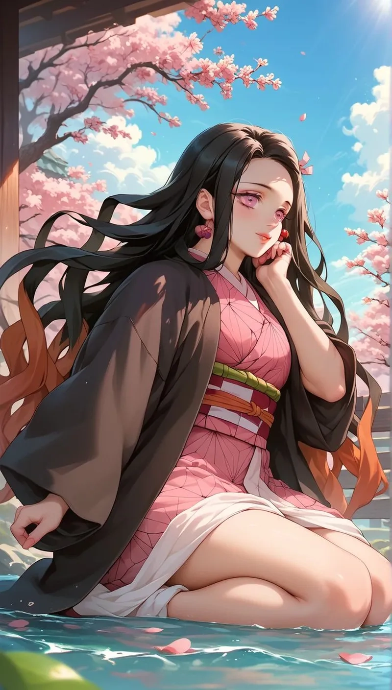 Ống tre Nezuko tuyệt đẹp và độc đáo