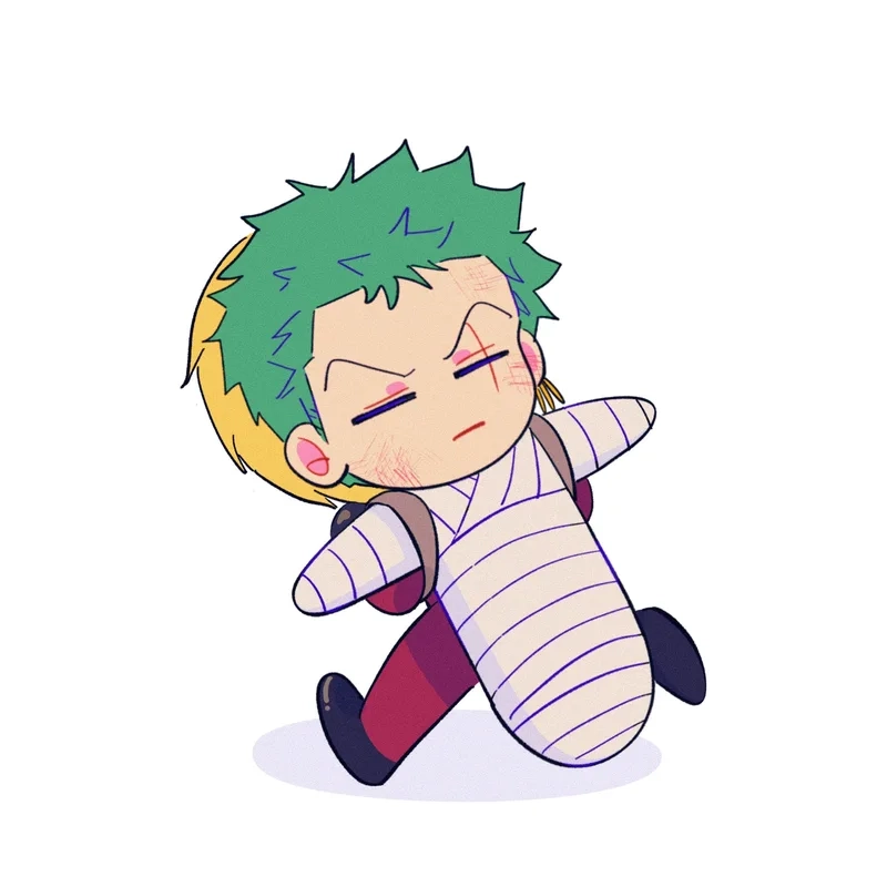 Phong cách chiến binh trong zoro wano chibi cực chất