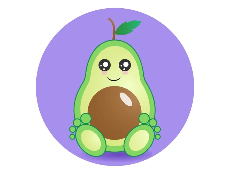 Quả bơ chibi là món quà dễ thương cho bộ sưu tập của bạn