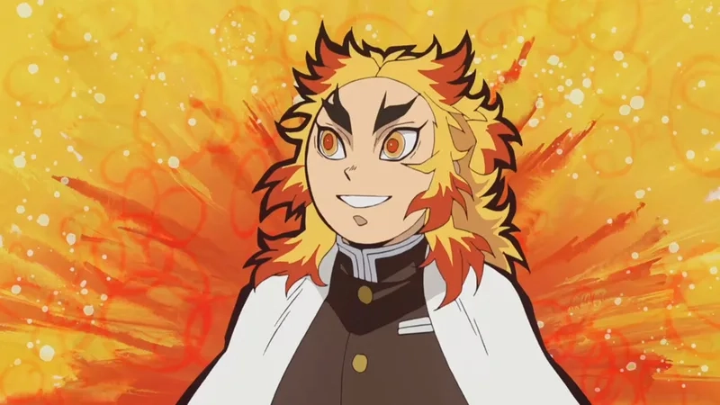 Rengoku Kyoujurou Art tuyệt đẹp gây ấn tượng mạnh