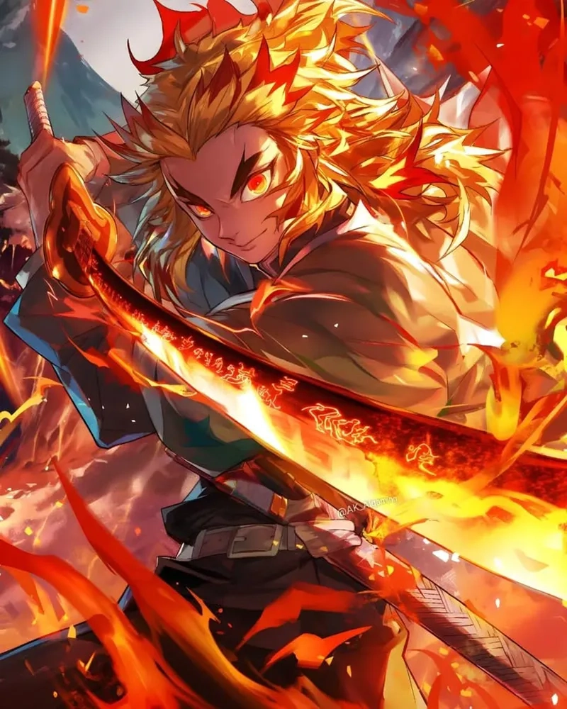 Rengoku Kyoujurou là nhân vật đầy cảm hứng trong Demon Slayer