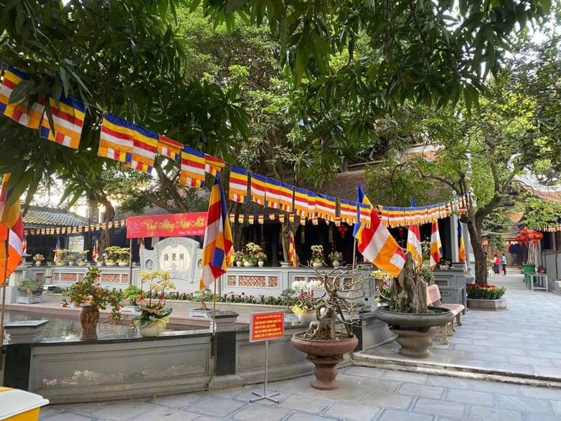 Sắm lễ chùa Hà, nên chuẩn bị đơn giản: hoa tươi, trái cây, bánh oản