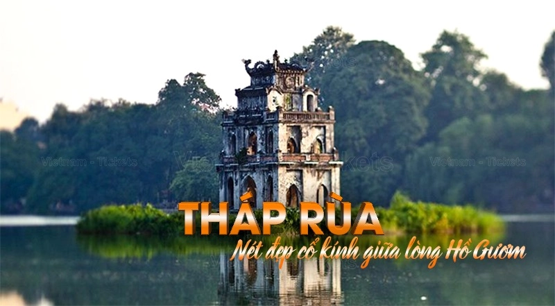 Sáng sớm đắm chìm trong cảnh hồ gươm yên bình