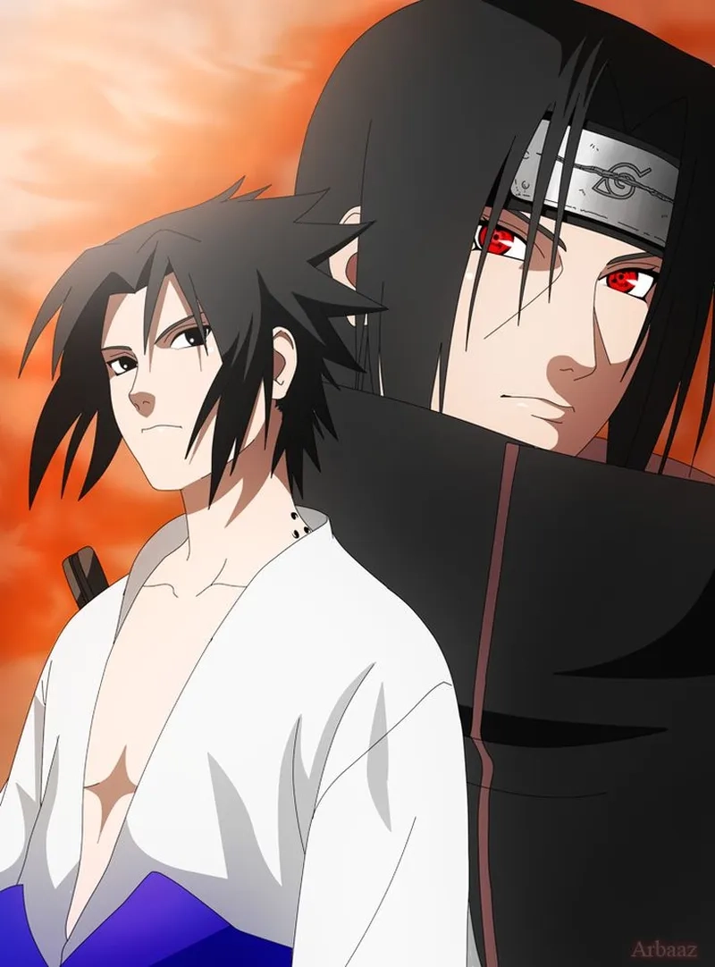 Sasuke Itachi manga khắc họa sâu sắc bi kịch Uchiha