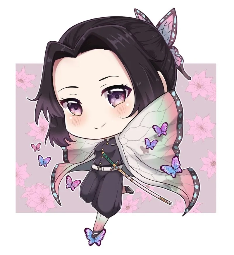 Shinobu chibi anime siêu đáng yêu, bạn không thể bỏ qua
