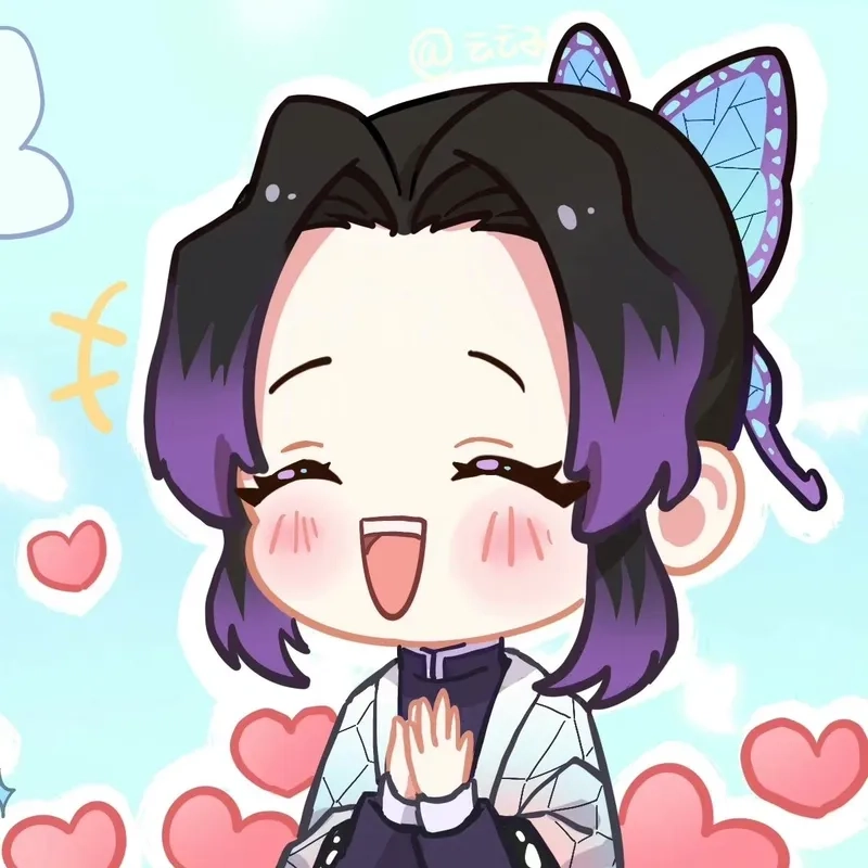 Shinobu chibi dễ vẽ siêu dễ dàng cho những ai yêu thích