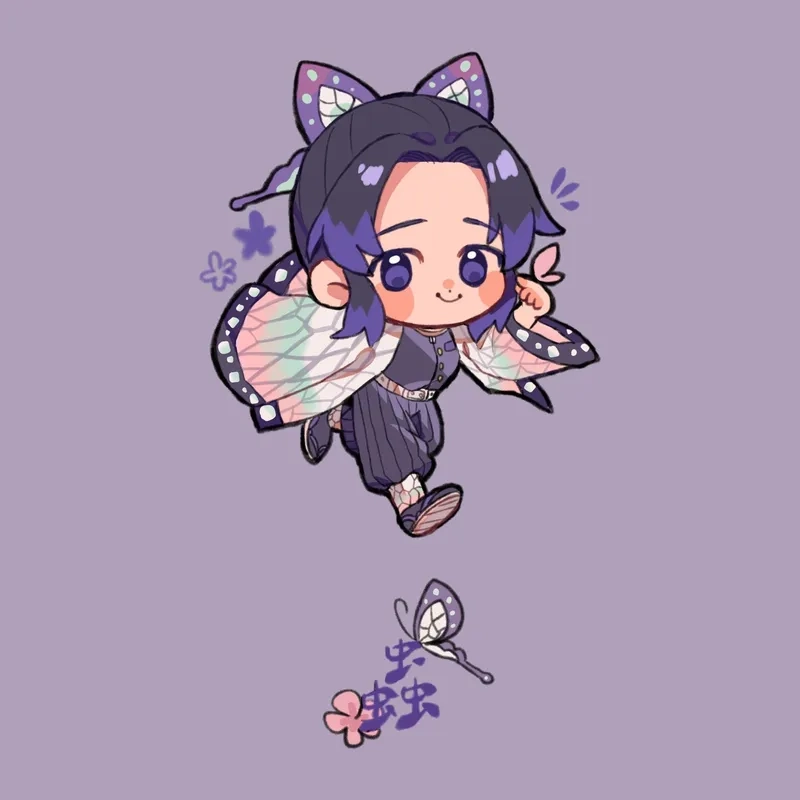 Shinobu kanao chibi đáng yêu không thể thiếu trong bộ sưu tập anime