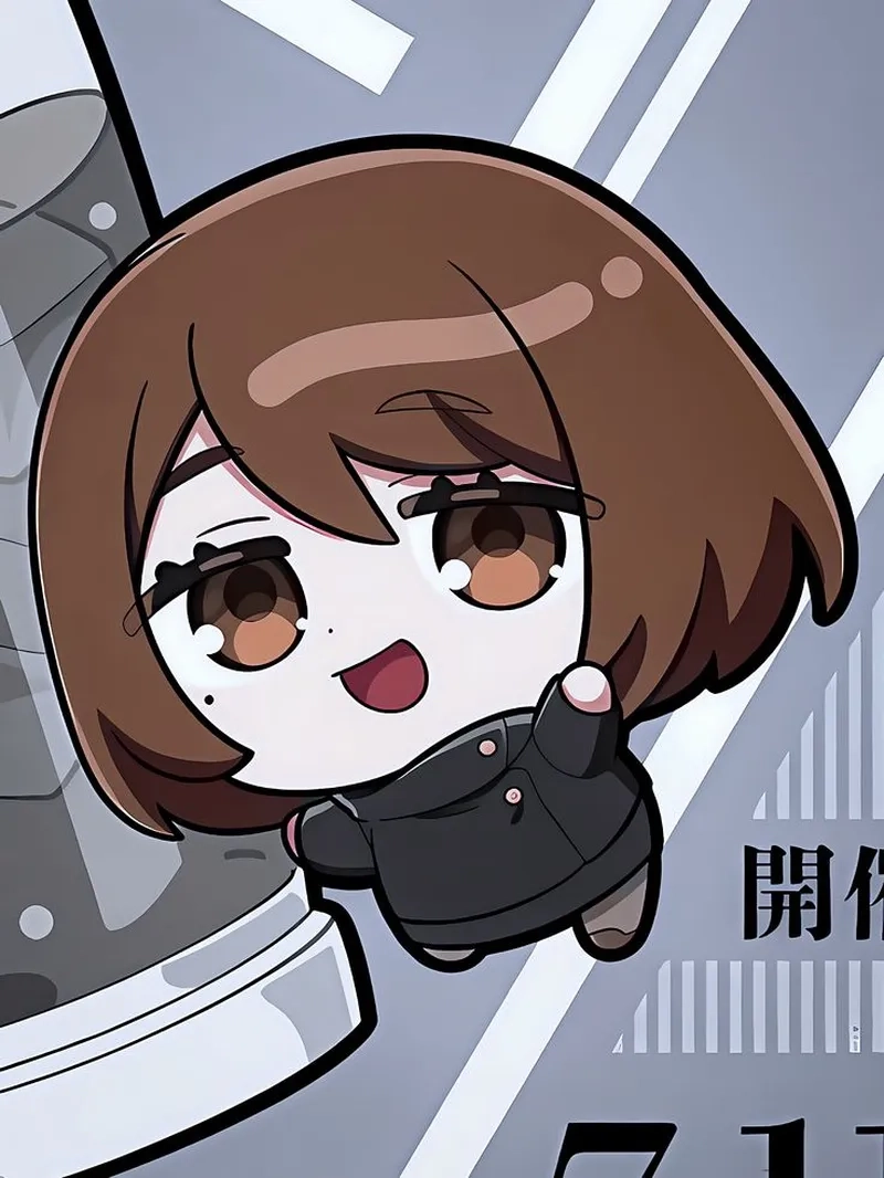 Shoko Ieiri chibi cực kỳ dễ thương trong từng nét vẽ