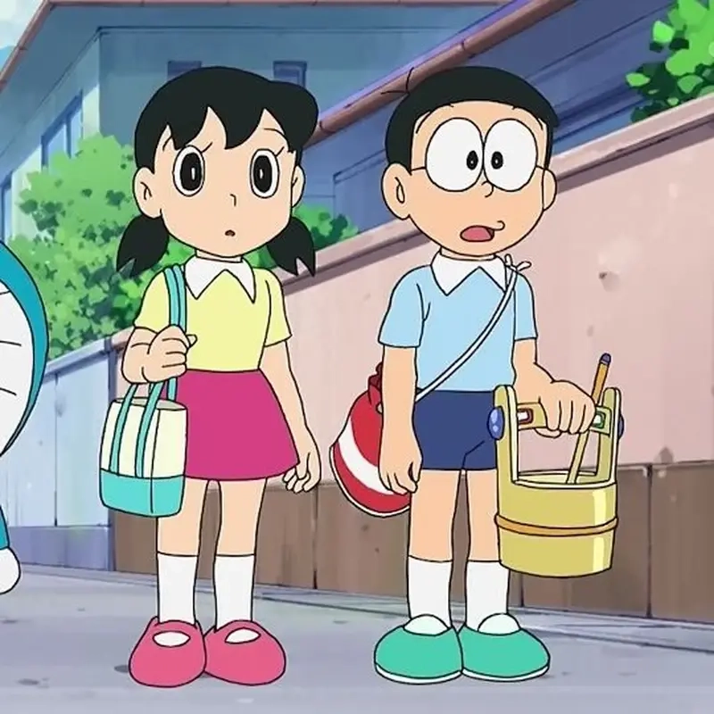 Siêu dễ thương với bộ hình ảnh Nobita và Shizuka cute cực phẩm