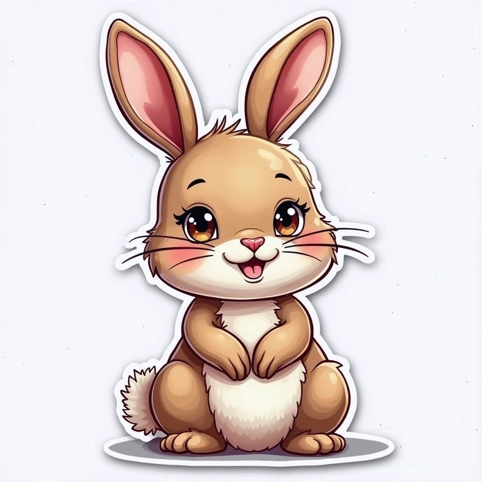 Sticker con vật cute dành cho người yêu động vật