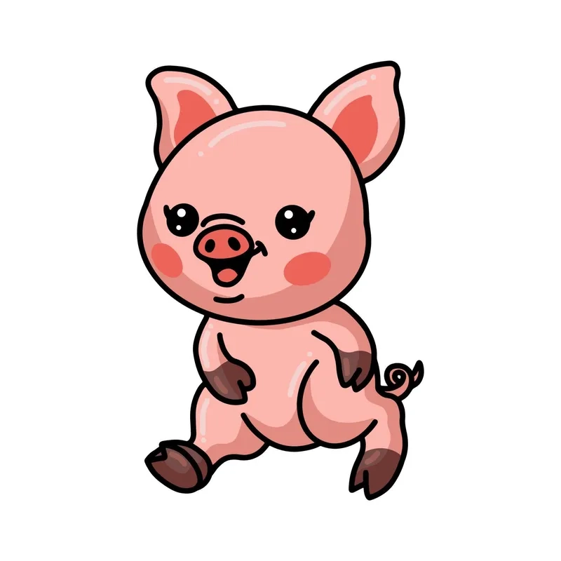 Sưu tầm ngay heo dễ thương chibi cực xinh và dễ thương
