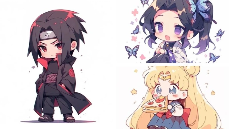 Sưu tập chibi cute ảnh anime đầy màu sắc và dễ thương