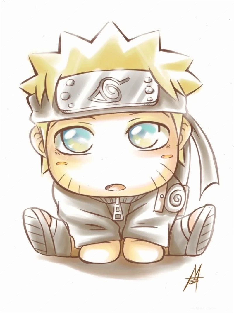 Tải ngay ảnh Naruto chibi dễ thương để làm hình nền điện thoại