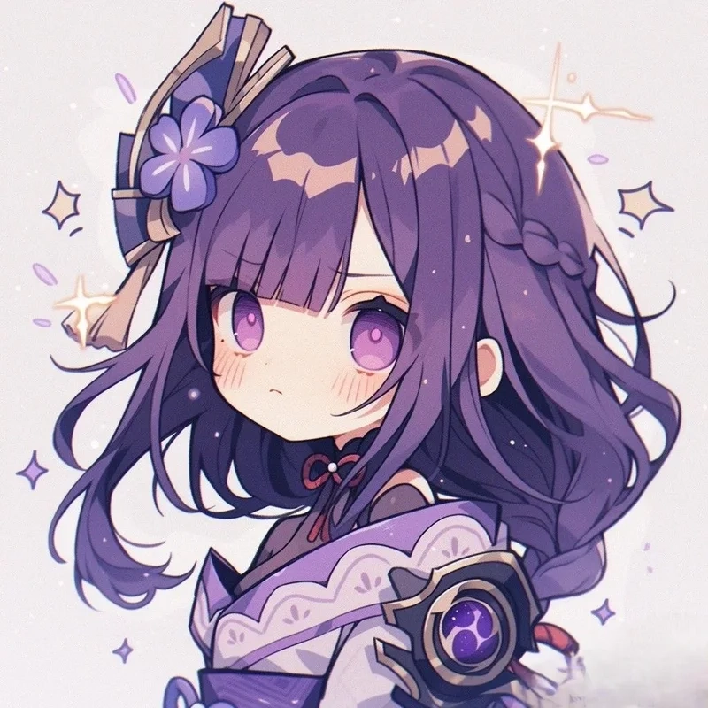 Tải ngay ảnh raiden shogun chibi png chất lượng cao