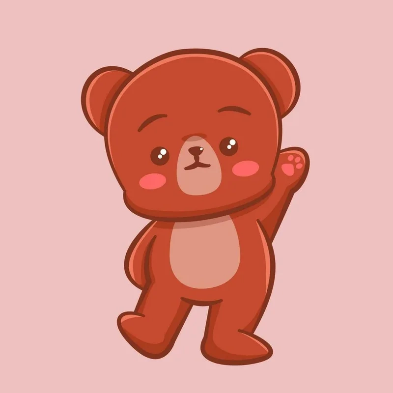 Tải ngay avatar dễ thương gấu chibi cute cực hot cho giới trẻ