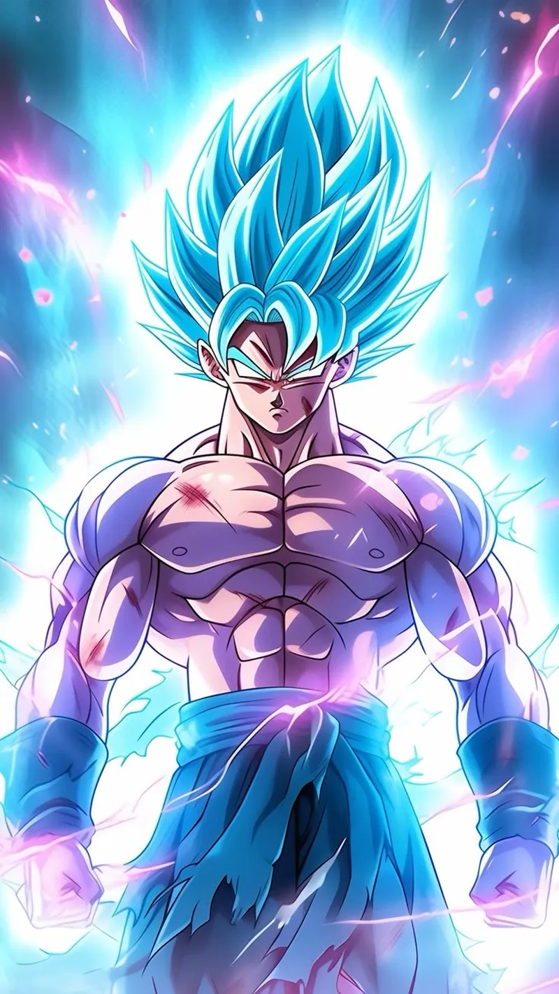 Tải ngay Goku blue PNG cho những thiết kế sáng tạo của bạn
