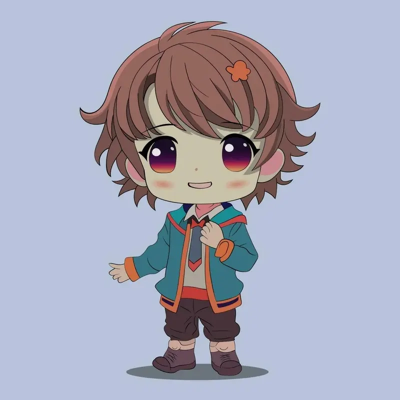 Tải ngay hình nền anime chibi nam để làm mới điện thoại