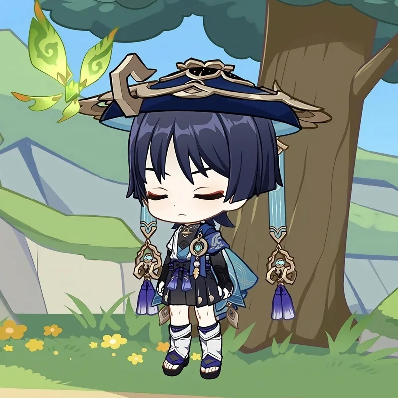 Tải ngay wanderer chibi sticker siêu dễ thương cho mình