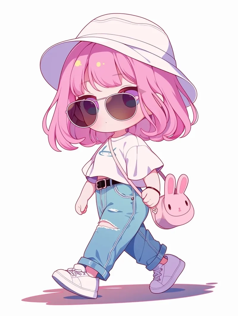 Tải về chibi anime nữ cho bộ sưu tập của bạn