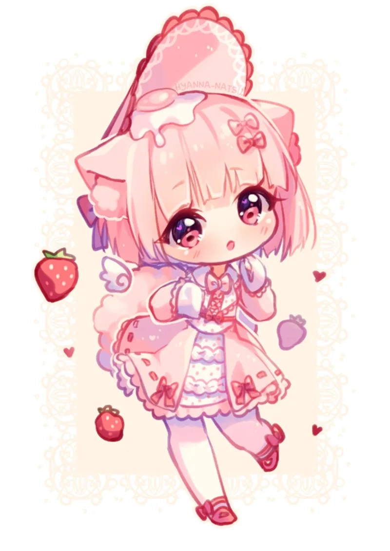 Tải về hình chibi dễ thương nữ cho bộ sưu tập của bạn