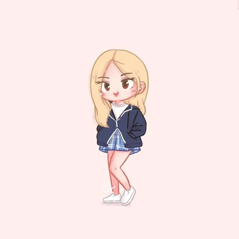 Tan chảy với vẻ dễ thương của rose chibi cute
