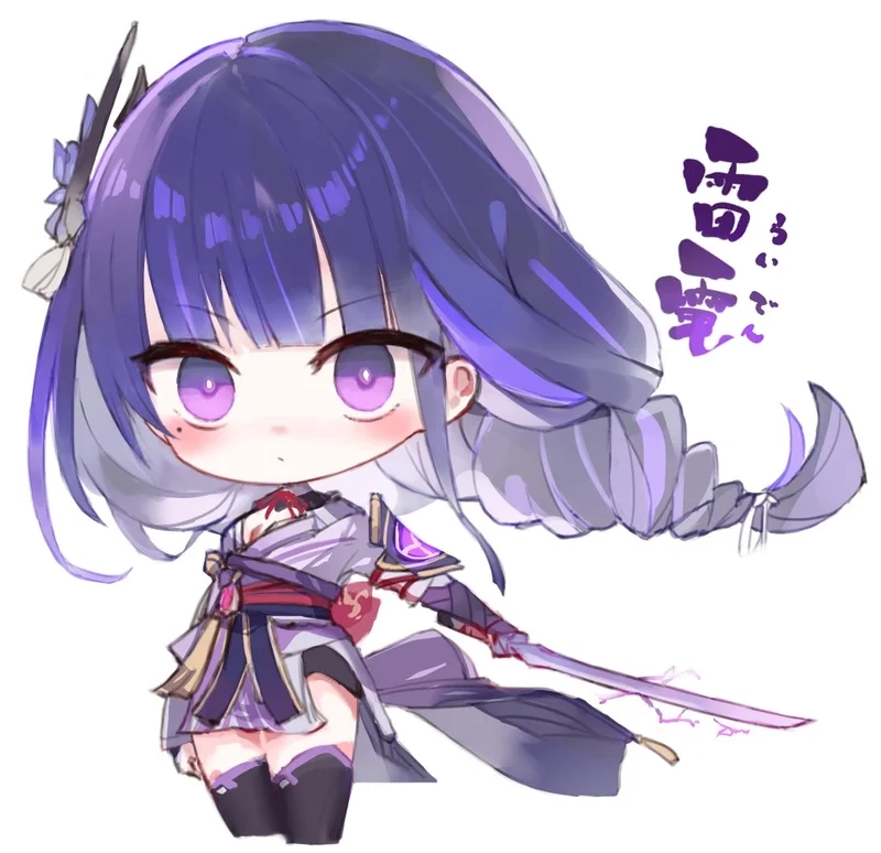 Tận hưởng vẻ đẹp chính thức từ raiden shogun chibi official