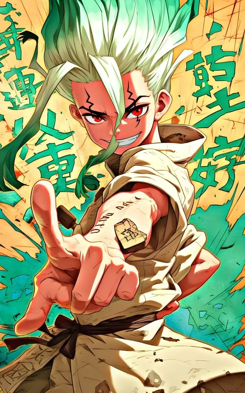 Tạo avatar đẹp mắt với Senku Ishigami avatar của riêng bạn