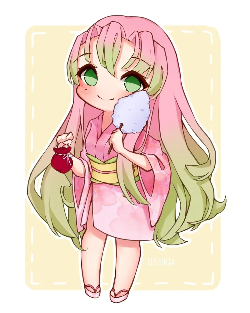 Tập vẽ chibi mitsuri dibujo facil cực dễ cho người mới