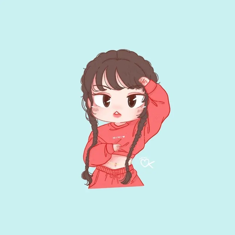 Thả tim ngay với bộ ảnh chibi jennie đẹp không góc chết
