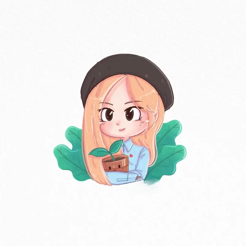 Thả tim ngay với bộ ảnh rosé chibi dễ thương