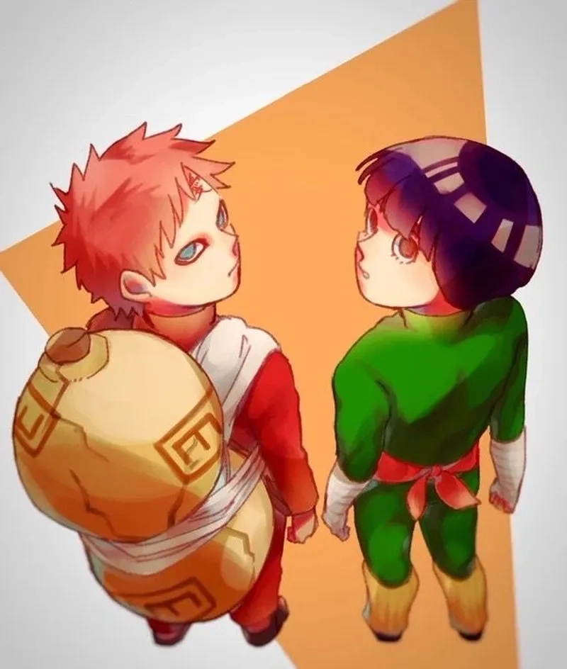 Thế trận bất phân thắng bại Gaara vs Lee