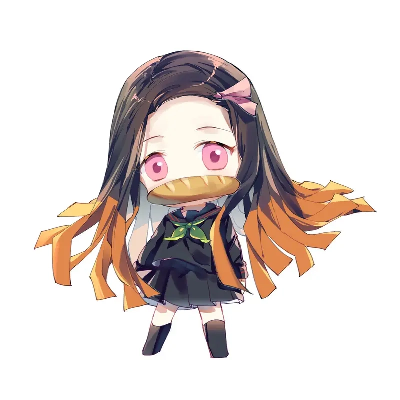 Thư giãn cùng tranh thanh gươm diệt quỷ chibi đầy sáng tạo