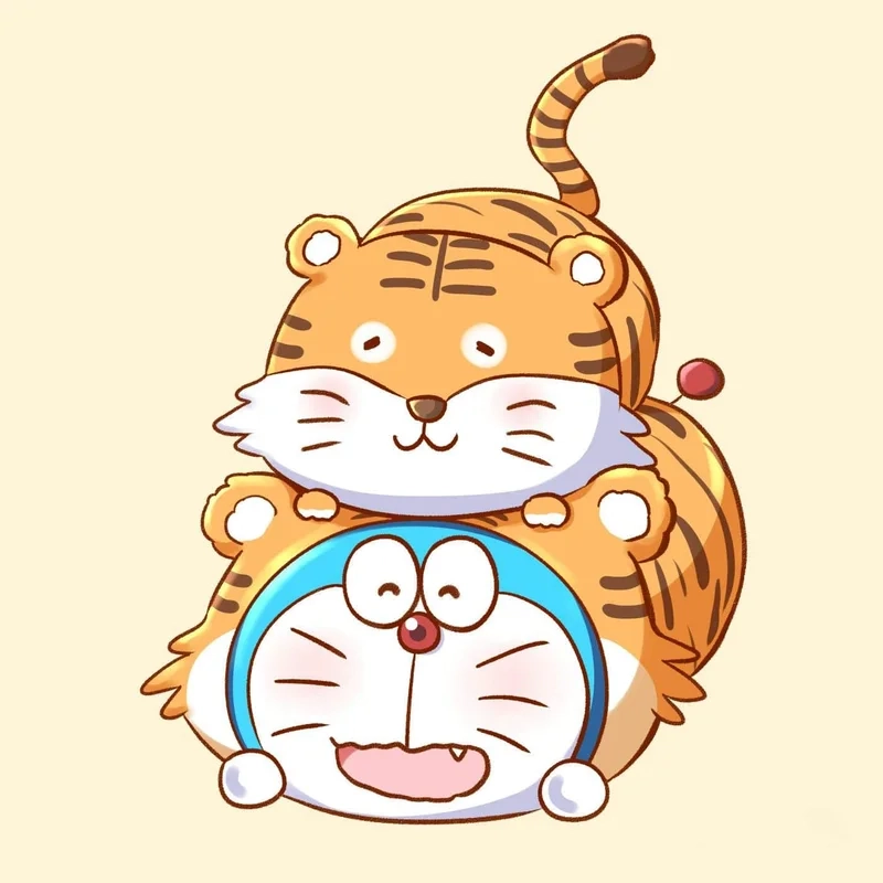 Thư giãn với ảnh hình ảnh doraemon chibi cực đáng yêu