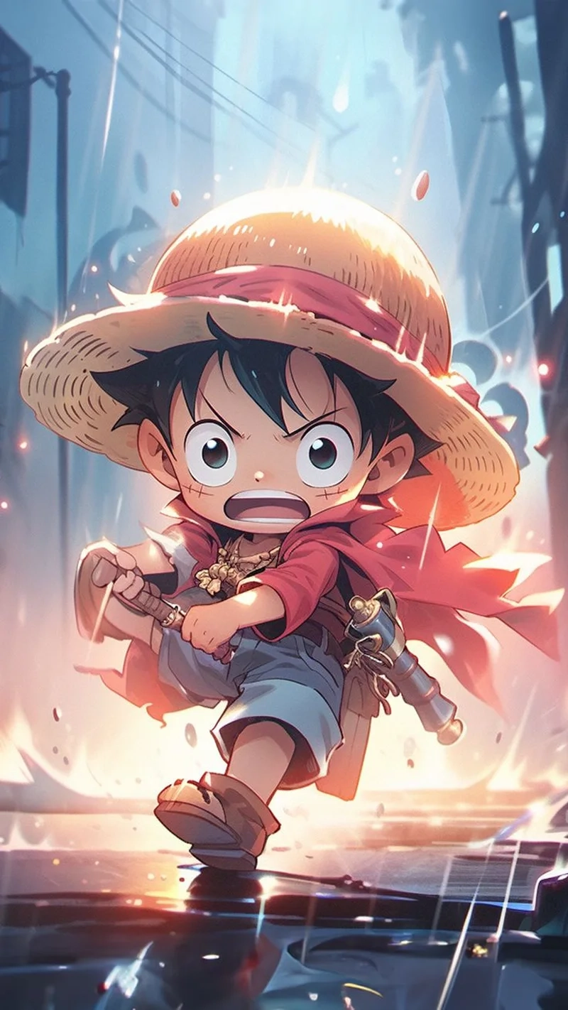 Thử ngay kiểu vẽ luffy chibi cute khiến fan phát cuồng