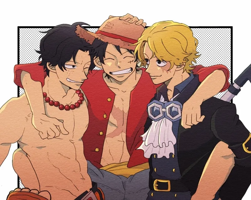 Tình anh em giữa Sabo Luffy Ace luôn khiến fan cảm động