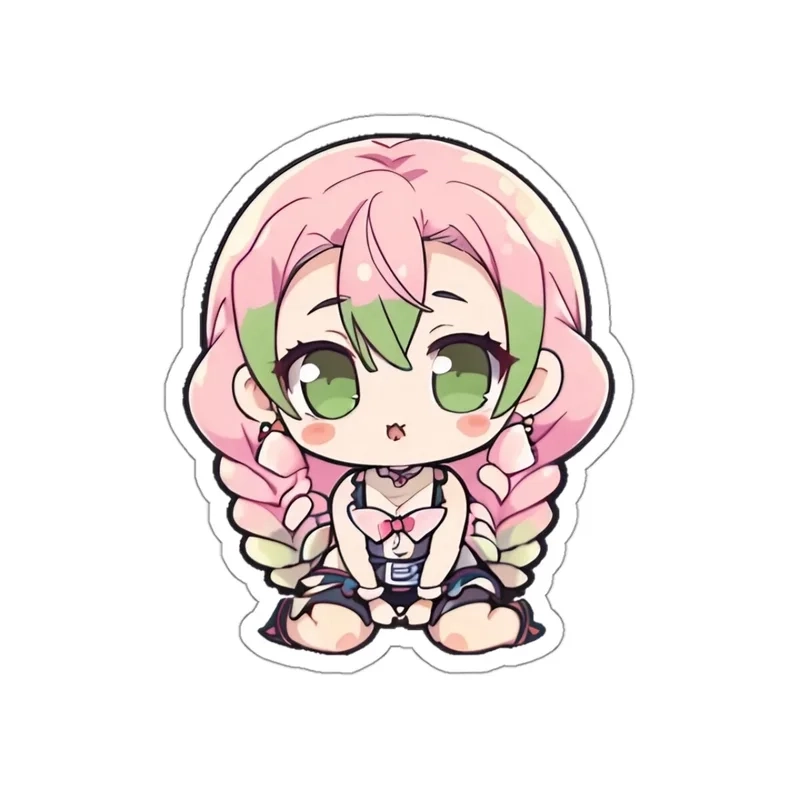 Tình yêu màu hồng với kawaii chibi mitsuri