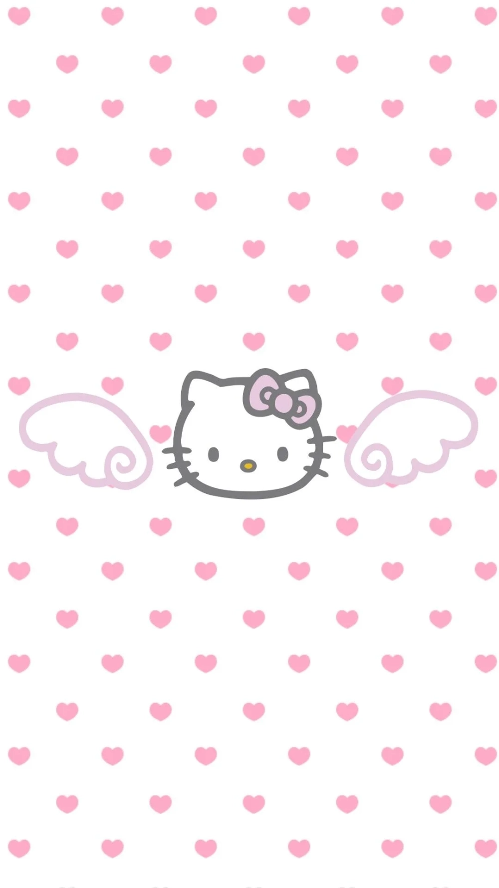 Tô màu Kitty hình đơn giản dễ tô bé tập trung hơn