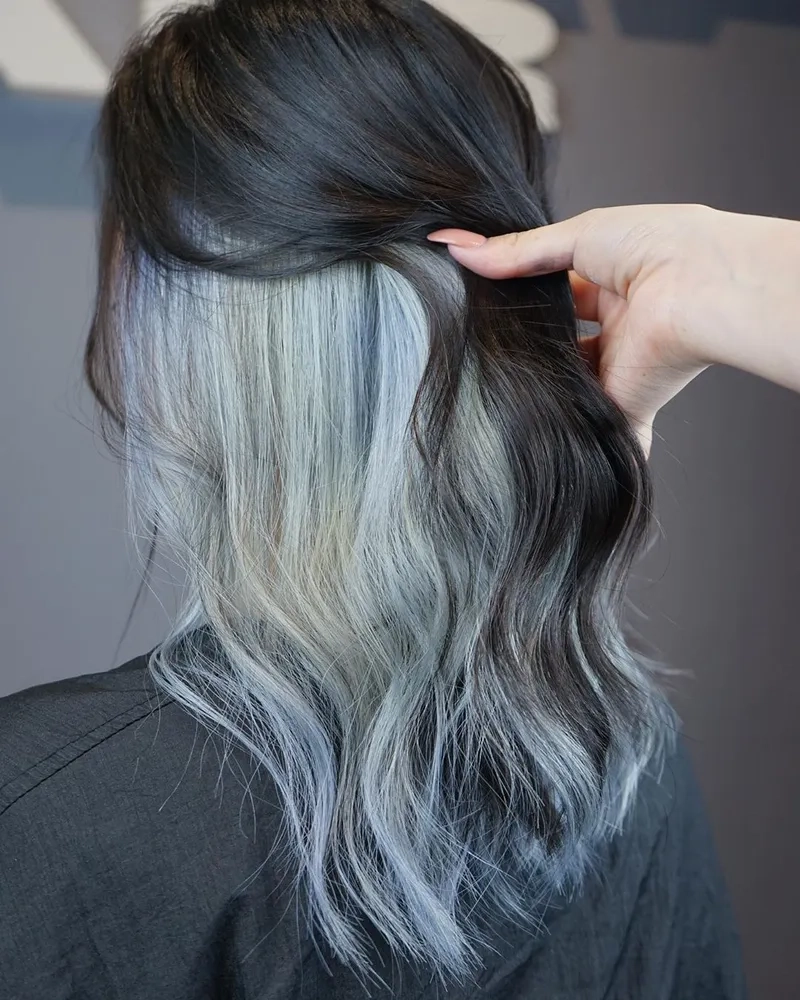 Tóc highlight gáy hot trend năm nay